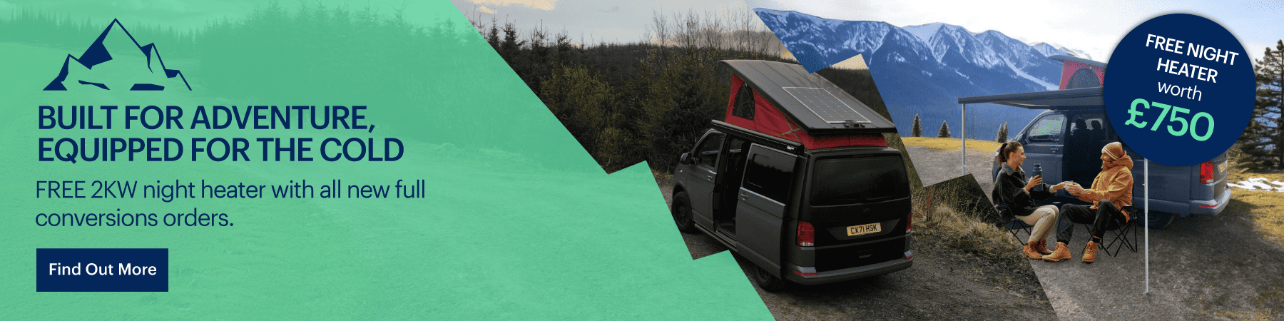 Campervan Free Heater with all conversions